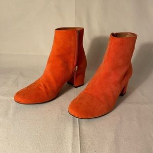 & Other Stories Orange Ankle Boots
